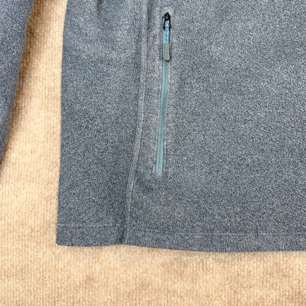LL‎ Bean Mens Fleece Jacket XXXL REG Grey Full Zip Outdoor Casual Layer